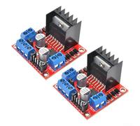 Pour L298N Dual H Bridge Motor Drive Controller Board Module, 5V-35V DC Stepper Motor Control (2pcs)