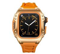 Pour la bande 44 mm 45 mm Case de protection en alliage en titane pour S9 8 7 6 5 4 Sangle de montre modifiée