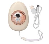 pour la Capsule Spatiale 2 en 1 Chauffeur de Main électrique Plus chauffable Banc d'alimentation USB réutilisable réutilisable Chauffage à Main électronique (Beige)