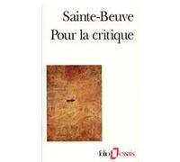 Pour la critique Sainte-Beuve (Auteur), Annie Prassoloff (Edité par), José-Luis Diaz (Edité par)