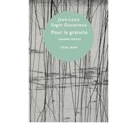 Pour la gratuite - Jean-Louis Sagot-Duvauroux - Eclat Eds De L' - Poche - Essai