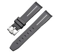 Pour la montre MOONSWATCH CURVE NO SPAE STRAP DE RÉSBILLE POUR OMEGA SWATCH JOINT PLANET Série Moon Mercure Strap de caoutchouc incurvé Men de 20 mm