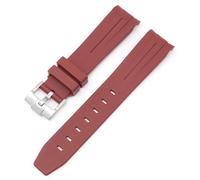 Pour la montre MOONSWATCH CURVE NO SPAE STRAP DE RÉSBILLE POUR OMEGA SWATCH JOINT PLANET Série Moon Mercure Strap de caoutchouc incurvé Men de 20 mm