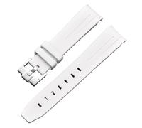 Pour la montre MOONSWATCH CURVE NO SPAE STRAP DE RÉSBILLE POUR OMEGA SWATCH JOINT PLANET Série Moon Mercure Strap de caoutchouc incurvé Men de 20 mm