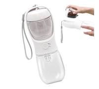 pour la nourriture et l'eau pour chiens - Gourde portable 2 en 1 | pour poussette multifonction | Stockage d'eau et croquettes pour les voyages | pour animaux domestiques en ABS PET |