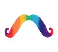 Pour la nouveauté Fake Mustaches Costume de simulation colorée Moustache de barbe pour la fête d'Halloween