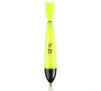 Pour la pêche à vision nocturne avec queue de fusée aérodynamique pour la pêche en eau salée, lueur lumineuse, utilisation jour et nuit, poids 10 g, poids 14,5 cm (13 cm, poids 10 g)