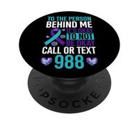 pour la Personne Qui est derrière Moi, C'est Normal de ne Pas être Bien PopSockets PopGrip Adhésif