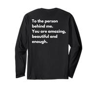 pour la Personne Qui est derrière Moi, tu ES Incroyable, Belle et suffisante Manche Longue
