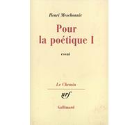 Pour la poétique, tome 1