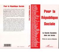 Pour la republique sociale - Collectif - L'harmattan - broché - Livre