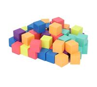 Pour la salle de classe, pour les blocs 3D des comptoirs mathématiques Manipulateurs, 60pcs Blocs d'empilement colorés Supplies d'apprentissage