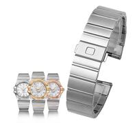 Pour la sangle en acier Omega Constellation Double Eagle Série Steel Watchband Band Men de surveillance Femmes Chaîne de montre 17 mm 23 mm 25 mm
