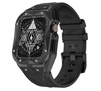 Pour la série 9/8/7/6/5/4 / SE 44 mm 45 mm Mise à jour Remplacement Bobine de caoutchouc de boîtier de montre en métal, bande de montre de sport à la mode pour hommes et femmes