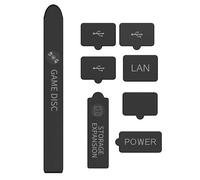 Pour La Série X/Xbox/Ps5 Console De Jeu En Silicone Anti Poussière Bouchon Bouchon Bouchon Anti Poussière Maille Filtre Jack Antipoussière Pack Protecteur