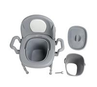 Pour l'acier galvanisé, pour pliage de chaise de commode de chevet, robuste, portable, avec seau, pour les adultes, les personnes âgées et les femmes enceintes