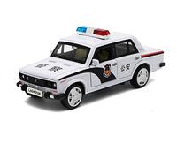 pour Lada Rétro Classique Police Alliage Modèle Simulation Moulage sous Pression Modèle De Retrait 1:32