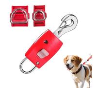 pour Laisse de Chien, Clip de sécurité Automatique pour Colliers | verrouillable pour Promenade, randonnée, Camping, Pique-Nique, Jardin
