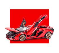 pour Lamborghini FKP 37 1 18 Simulation Modèle Voiture en Alliage Moulé sous Pression Retirer Jouets Collection Enfants Voiture Miniature De Collection(Rouge)