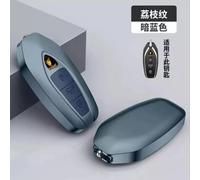 Pour Lamborghini Urus 2021-2023 Revuelto Key Fob Cover Étui De Protection En Alliage D'aluminium De Qualité Supérieure ¿ Coque De Clé Anti-Rayures De Luxe--Bleu