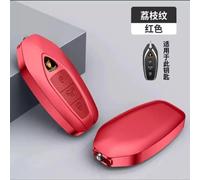 Pour Lamborghini Urus 2021-2023 Revuelto Key Fob Cover Étui De Protection En Alliage D'aluminium De Qualité Supérieure ¿ Coque De Clé Anti-Rayures De Luxe--Rouge
