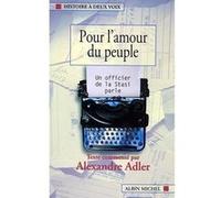 Pour l'amour du peuple Alexandre Adler (Auteur), Olivier Mannoni (Traduction)