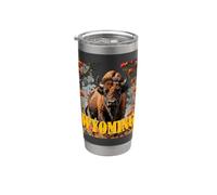 Pour l'amour du Wyoming Gobelet isotherme en acier inoxydable double paroi