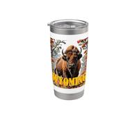 Pour l'amour du Wyoming Gobelet isotherme en acier inoxydable double paroi