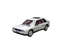 pour Lancia Delta S4 1985 1/18 Moulage sous Pression en Alliage Statique Moule De Voiture Cadeau De Vacances Décoration De Simulation(Silver)
