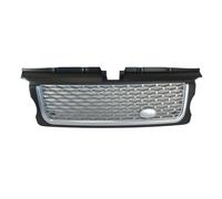 Pour Land Pour Range Sport Pour Rover Pour L320 2005-2009 Calandre De Pare-chocs Avant Voiture Panneau Central Extérieur Gril Supérieur Grille de Devant(Black Silver Silver)