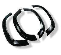 pour Land pour Rover pour Defender 90 2020-2021 Autocollant Protection Sourcil Roue Kit Anti-Rayures d'arc Passage Pare-Boue Avant Arrière(Bright Black)