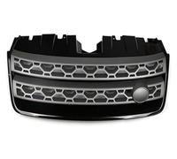 Pour Land Pour Rover Pour Discovery Pour L550 2015-2019 Grilles Radiateur Avant Voiture Pare-chocs Calandre Panneau Central Supérieur Grilles Radiateur Pare-chocs Voiture(Black matte gray)