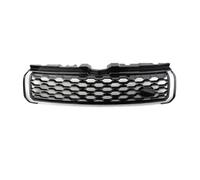 Pour Land Pour Rover Pour Range Grille Pare-choc Avant | Pour Evoque L538 2011-2019 Pour Garniture Ventilation Calandre Supérieure Centrale Style(Black Silver)