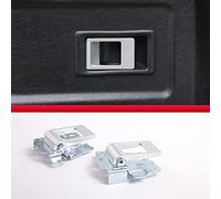 Pour Land Rover Defender 90 110 130 2004-2018.Accessoires De Voiture De Couverture De Décoration De Poignée De Cuvette De Porte Intérieure De Voiture D'alliage D'aluminium(Silver 2-Pcs)