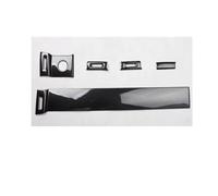 Pour Land Rover Pour Evoque 2012-2018 Voiture Tableau Bord Sortie D'air Panneau Ventilation Couverture Garniture Autocollant Style Voiture(Carbon texture)