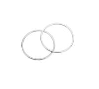 Pour Land Rover Pour Range Pour Evoque Convertible Ember Edition 2013 2014 2015 2016 2017 Cache-haut-parleur Audio De Portière Décoration Intérieure Voiture(Argent)