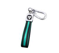 pour Land Rover Range Rover Sport Evoque Freelander2 pour Jaguar XF XJ XJL XE TPU Voiture Etui clés Coque Support Protecteur(Green Key Chain)