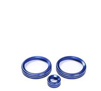 pour Land Rover Range Rover Velar Evoque 2017-2022 : Cache-Bouton de réglage du Volume de la climatisation Centrale. Accessoires Inclus : Cache-Bouton de climatisation.