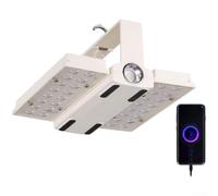 pour lanterne Camping LED 360° avec Panneaux Solaires pour(White) | 36 LED beads, dual solar panels, fast charging, IP55 water-resistant, foldable compact design