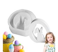 Pour lapin de Pâques - Confortable Indoor silicone, Cute, moule lapins, craie créatif résine époxy, bricolage Décoration sc | Multipurpose Outdoor Utility Safe