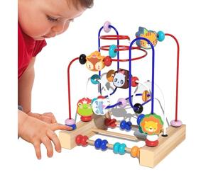Pour l'apprentissage sensoriel - Jouet labyrinthe de perles colorées, appareil d'activité interactif à rouleau, appareil de jeu pédagogique conçu | Option d'enseignement créative pour le développement