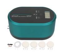 pour l'aquarium, 10 Niveaux Ajustement Pompe à air alimenté par Batterie Portable, Pompe à oxygène pour Le Aquarium, pêche, Piscine de Fruits de mer (Vert)