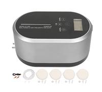 pour l'aquarium, 10 Niveaux Ajustement Pompe à air alimenté par Batterie Portable, Pompe à oxygène pour Le Aquarium, pêche, Piscine de Fruits de mer (Argent)