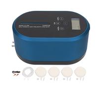 pour l'aquarium, 10 Niveaux Ajustement Pompe à air alimenté par Batterie Portable, Pompe à oxygène pour Le Aquarium, pêche, Piscine de Fruits de mer (Bleu)