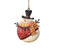 Pour l'arbre - Décoration de bonhomme de neige en fer-blanc, pendentifs de vacances d'hiver | Coloré Festival De Saison Figuratif Suspendu, Salon De La Maison Chambre Dorm