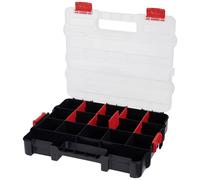pour l'atelier Alutec 56070 Coffret de rangement (l x H x P) 330 x 60 x 270 mm Nombre de compartiments: 17 séparations variables