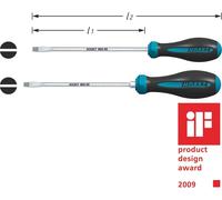 HAZET Tournevis HEXAnamic 802-40 pour vis à fente 0,8 x 4 mm — lame 100 mm