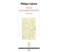 Pour l'autobiographie: Chroniques