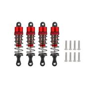 Pour LC Pour Racing Pour Absima Truggy 1/10 52mm-120mm 4 Pièces Amortisseurs Remplis D'huile RC Monster Truck Véhicule Road Trip Drift Car Amortisseurs Modèles(Red,70mm)