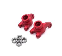 Pour LC Pour Racing Pour WLtoys 144010 144001 144002 124017 124016 124018 124019 1/14 Roulement Métallique Cuvette Arrière Voiture RC Pièces Détachées PièCes Rc(Red)